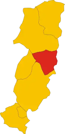 Localisation de Vaiano