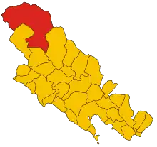 Localisation de Varese Ligure