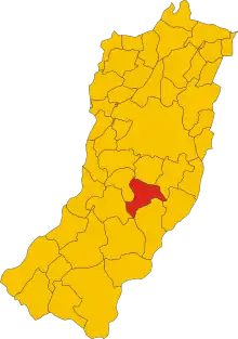 Localisation de Viano