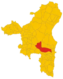 Localisation de Villagrande Strisaili