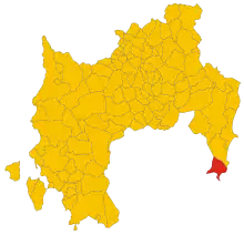 Localisation de Villasimius