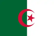 Drapeau de l'Algérie