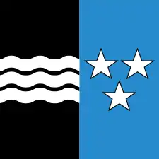 Les couleurs cantonales sont le noir et le bleuUsage des drapeaux,étendards et fanions (Règlement sur les drapeaux) - Règlement 51.340 f, Armée suisse, p. 70, consulté le 23 juillet 2017