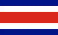 Drapeau national et civil du Costa Rica.