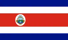 Drapeau d'État du Costa Rica.