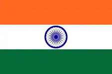 Drapeau de l'Inde.
