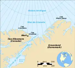 Carte du passage Robeson.