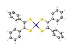 Image illustrative de l’article Bis(stilbènedithiolate) de nickel
