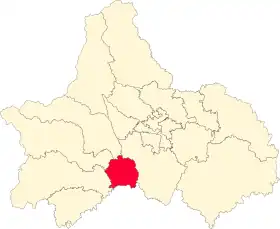 Localisation de Xīnjīn Xiàn