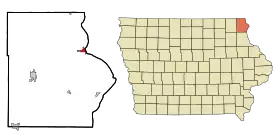 Localisation de Lansing