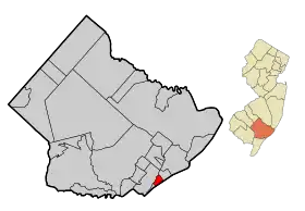 Localisation de Margate City