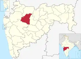 Localisation de District de Chhatrapati Sambhajinagar