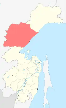 Localisation de Raïon d'Aïan-et-Maïa