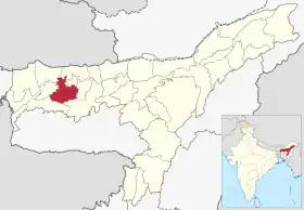 Localisation de District de Barpetaবৰপেটা জিলা