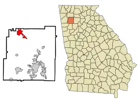 Localisation de Adairsville