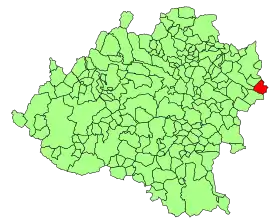 Localisation de Beratón