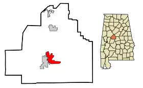 Localisation de Centreville