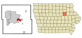 Localisation de Evansdale