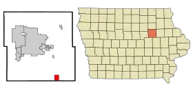 Localisation de La Porte City