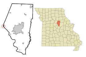 Localisation de Rocheport