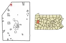 Localisation de Harrisville