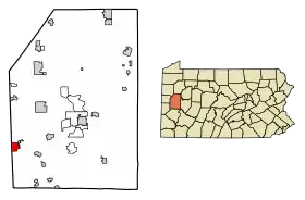 Localisation de Zelienople