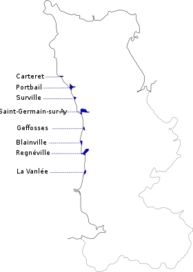 Localisation des havres.