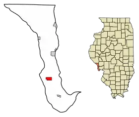 Localisation de Batchtown