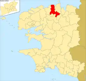 Canton de Plouzévédé