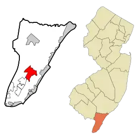 Localisation de Cape May Court House