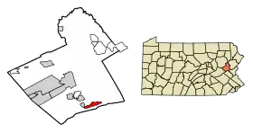 Localisation de Palmerton