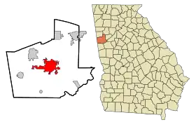 Localisation de Carrollton