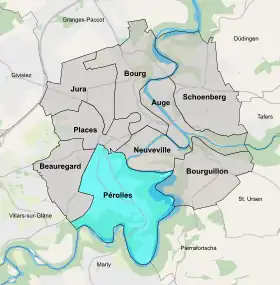 Localisation de Pérolles