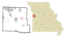 Localisation de East Lynne