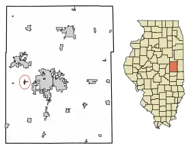 Localisation de Bondville