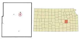 Localisation de Cottonwood Falls