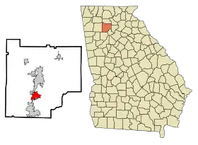 Localisation de Holly Springs