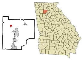 Localisation de Waleska