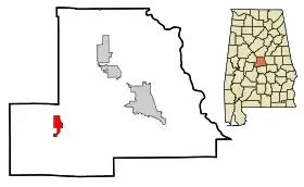 Localisation de Maplesville