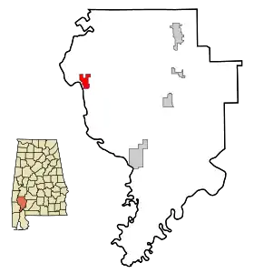 Localisation de Coffeeville