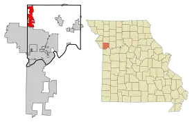 Localisation de Smithville