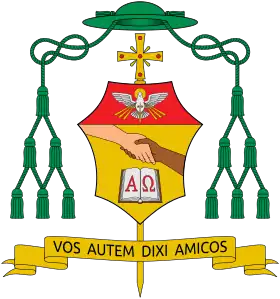 Blason de l'évêque Justin Kientega