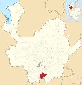 Localisation de Abejorral