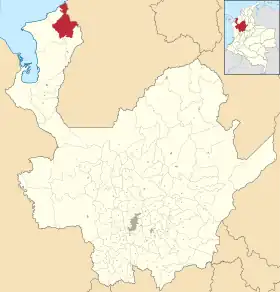 Localisation de Arboletes