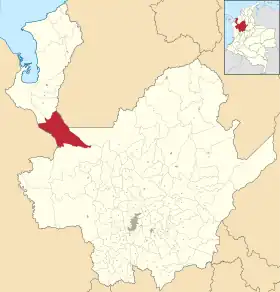 Localisation de Mutatá