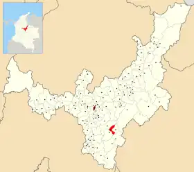 Localisation de Berbeo