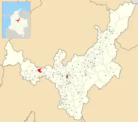 Localisation de Briceño