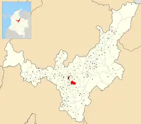 Localisation de Viracachá