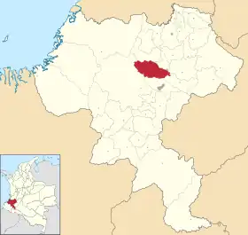 Localisation de Cajibío