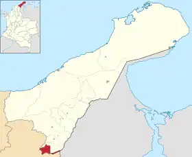 Localisation de La Jagua del Pilar